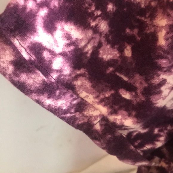 “GEORGE” Tie Dye Purple Ladies Graphic T Shirt . - Picture 5 of 8